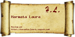 Harmata Laura névjegykártya